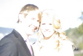 example of two people in an overexposed picture