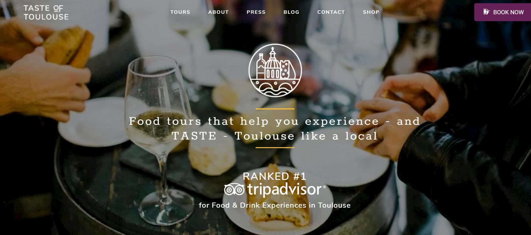 Website image of Taste of toulouse food tour